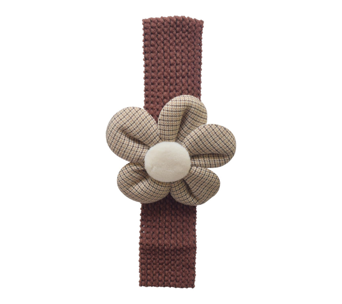 Daphne Girls' Rose Hairband - Brown
