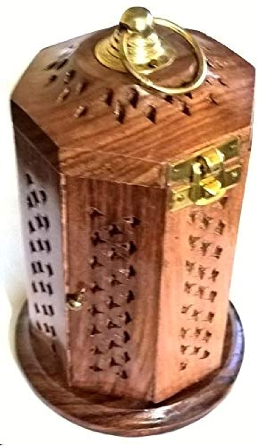 Incense Burner - Wooden octagon