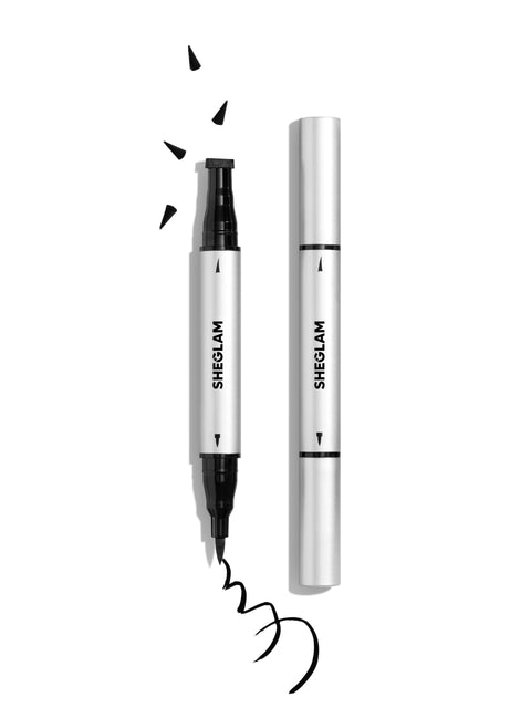 Sheglam Wing It Waterproof Liner Duo,Black