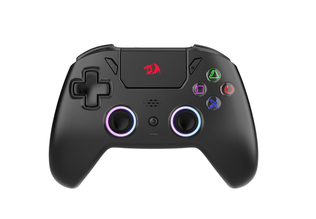 Redragon Darkflame Black Gamer Controller with Analog LEDs and Hall Effect G820 Triggers