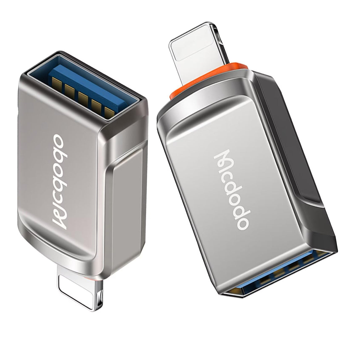 mcdodo Lightning to USB Adapter, iPhone USB Stick Camera Adapter Compact USB 3.0 OTG for iPhone/iPad, Support Hubs, MIDI Keyboard, Mouse (Lightning to USB 1 Piece)