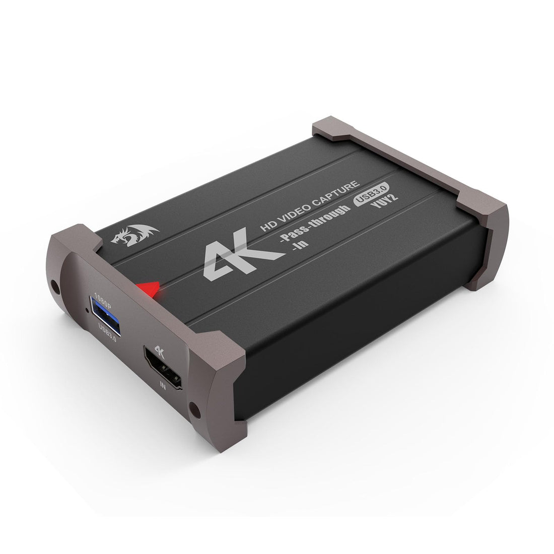 Redragon VC-321 Audio & Video Capture Card, HDMI, USB, Black