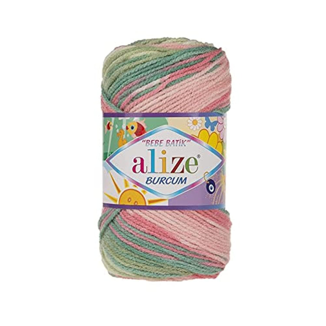 Alize BURCUM BEBE BATiK Multi Color 4407 - Crochet and Knitting Yarn