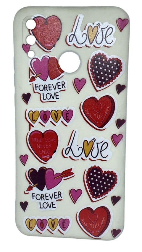 3mara store Silicone Graphic Back Case Cover Compatible with Huawei Y9 2019 New Design High Quality Material Anti Shock (Color 9)