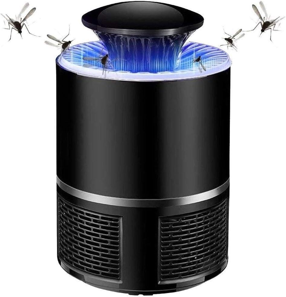 Advanced Electric Mosquito Killer and Insect Trap - Light Attractant - Strong Suction, Hanging Mosquito Lamp for Home, Indoor, Outdoor, Patio (Cone)