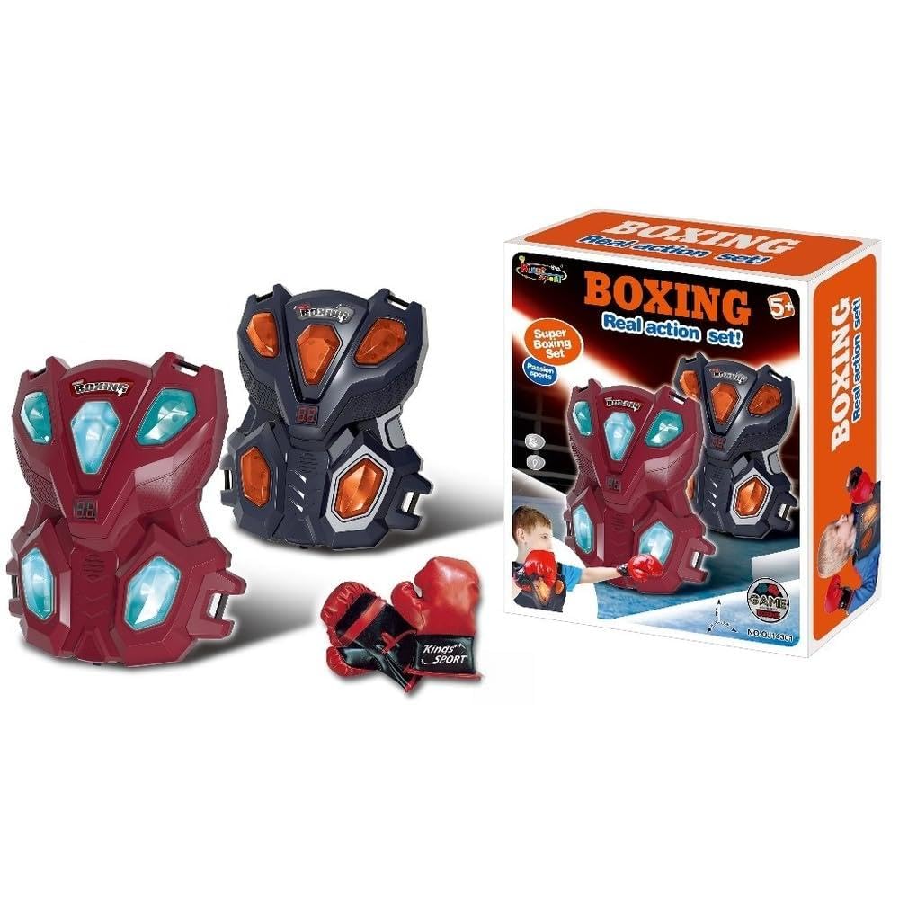 King Sport - Boxing Real Action Set with Chest Armor & Gloves - QJ14301