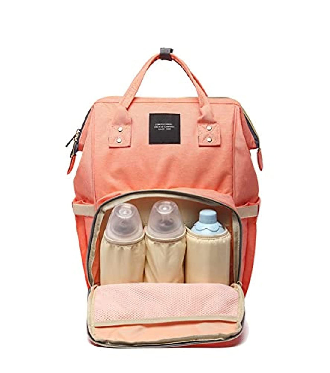 Anello Waterproof Large Baby Bag, Multi-Function Travel Backpack, Orange, 2725614198094