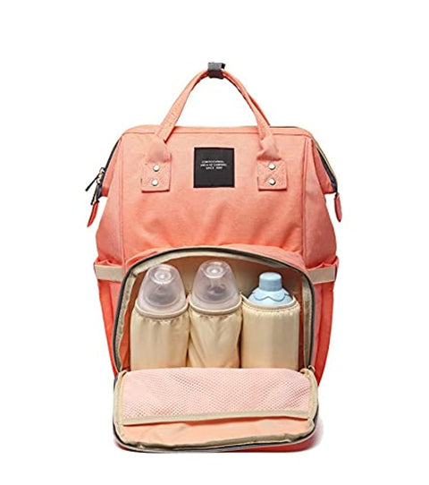 Anello Waterproof Large Baby Bag, Multi-Function Travel Backpack, Orange, 2725614198094