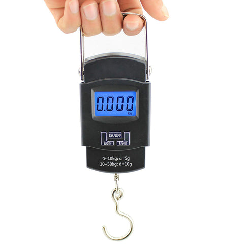 KASTWAVE Electronic 50Kgs Digital Luggage Weighing Scale, weight machine for Home kitchen Digital weighing hook scale, Kitchen weighing scale kitchen, Weight machine, kitchen scale(Black)
