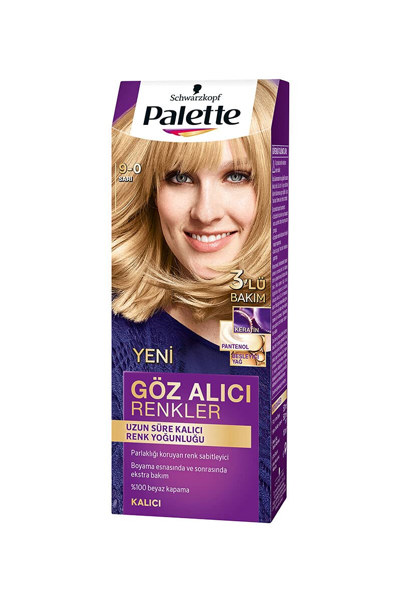 Palette Intense Eye Catching Colour Hair Dye 9-0 Yellow