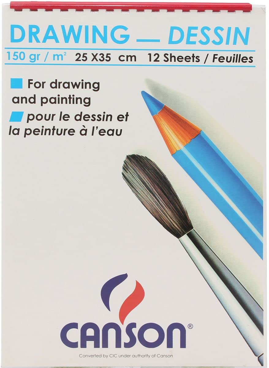 Canson Drawing Sketch Book 25 * 35cm 12 Sheets