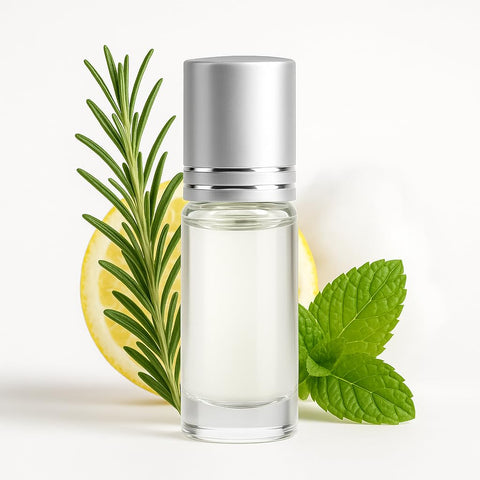 Peppermint Lemon Focus Perfume Oil 12ml Roll-On – زيت عطر النعناع والليمون لتحسين الذاكرة والتركيز للجنسين – Perfumes for Women & Men – Alcohol-Free Long Lasting by La Perfumes Niche