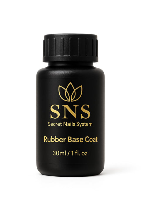 Professional Rubber Base Coat for Nails 30ml / 1 fl. oz – Long-Lasting Foundation Gel for Natural Nails, Extensions, and Nail Art – Smooth Finish and Strong Adhesion