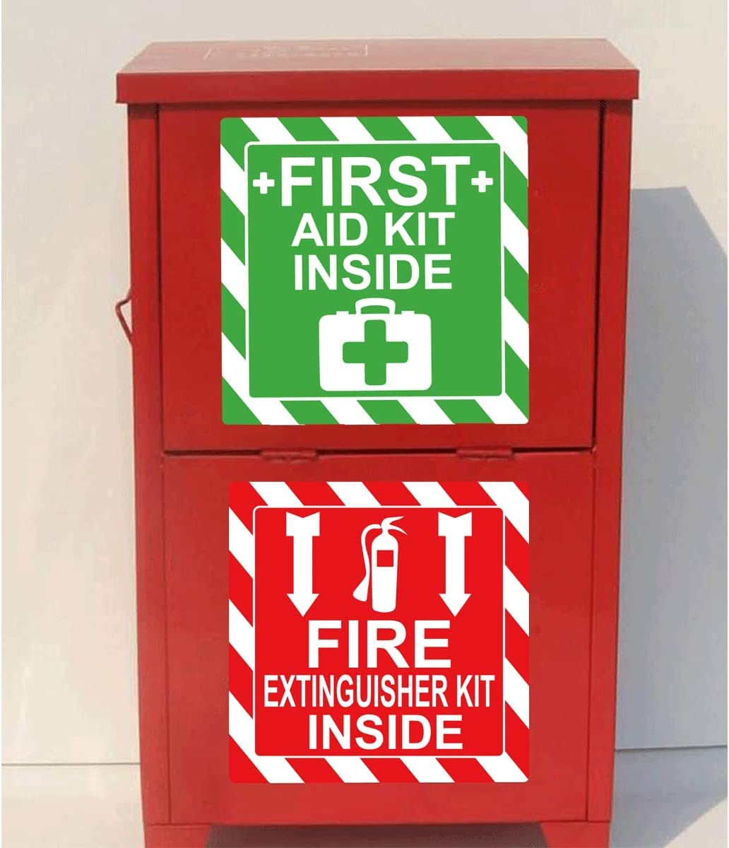 Fire Extinguisher Inside First Aid Kit - 4pcs U2Date Egypt Print