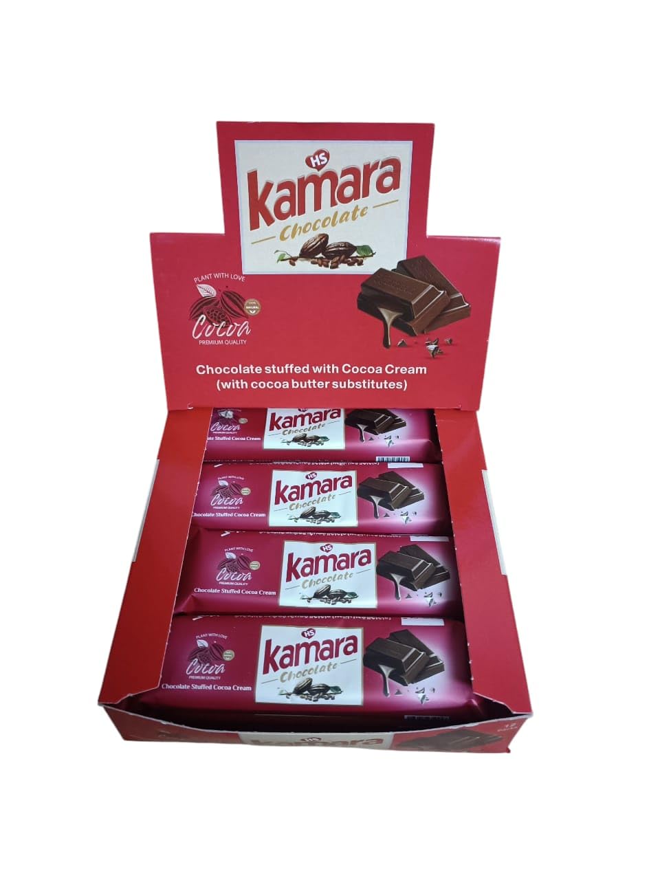 Camara Chocolate Filled With Cocoa Cream 12 Bar