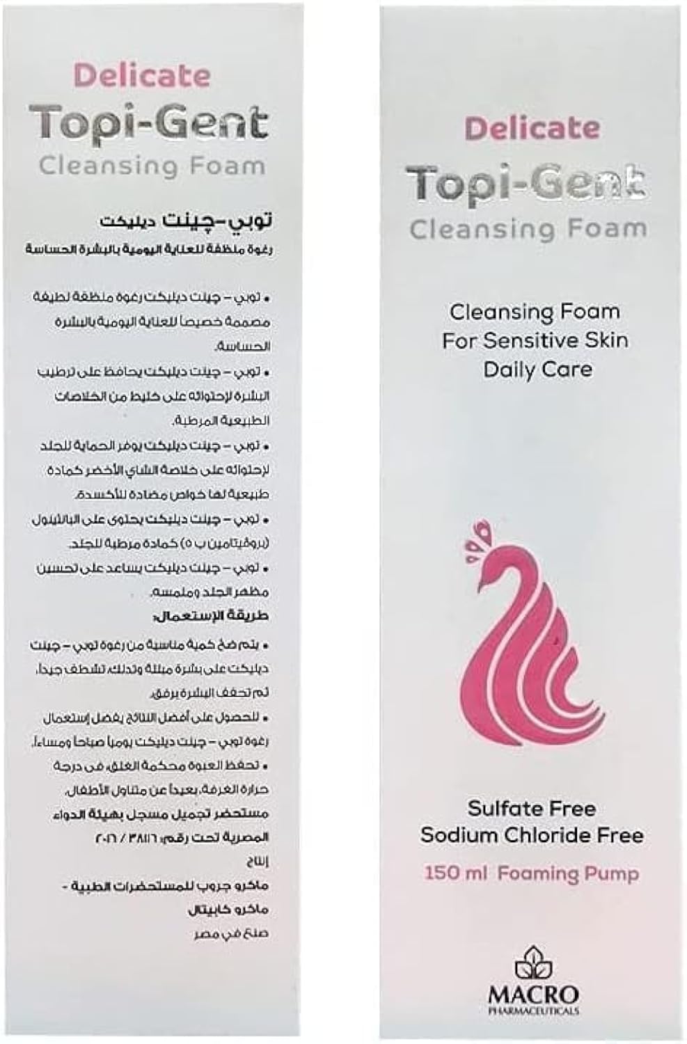 Topi-Gent Delicate Cleansing Foam 150 Ml