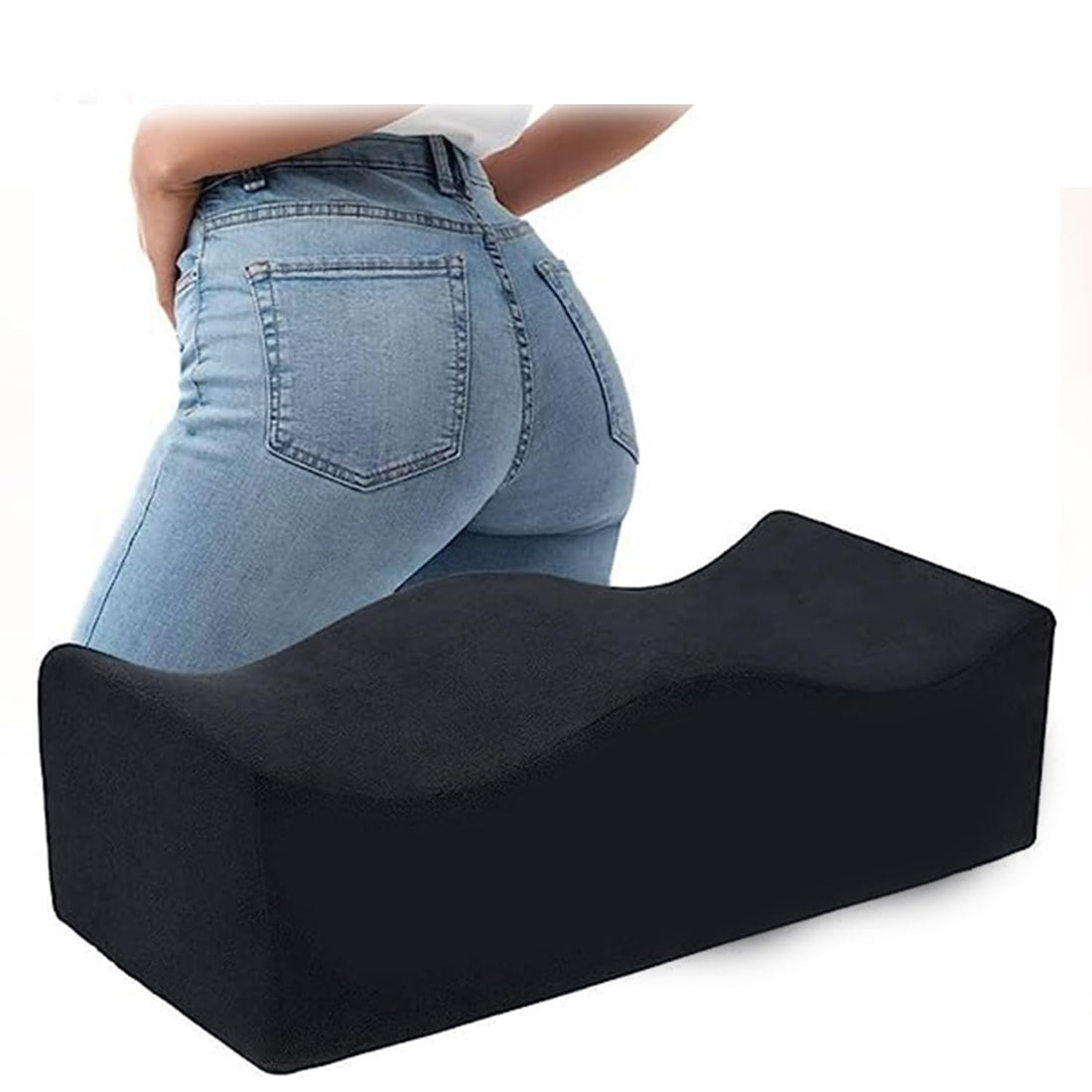 Max Comfort BBL Pillow After Surgery - Brazilian Butt Lift Pillow, German Foam Recovery for Liposuction - Booty Pillow After Liposuction