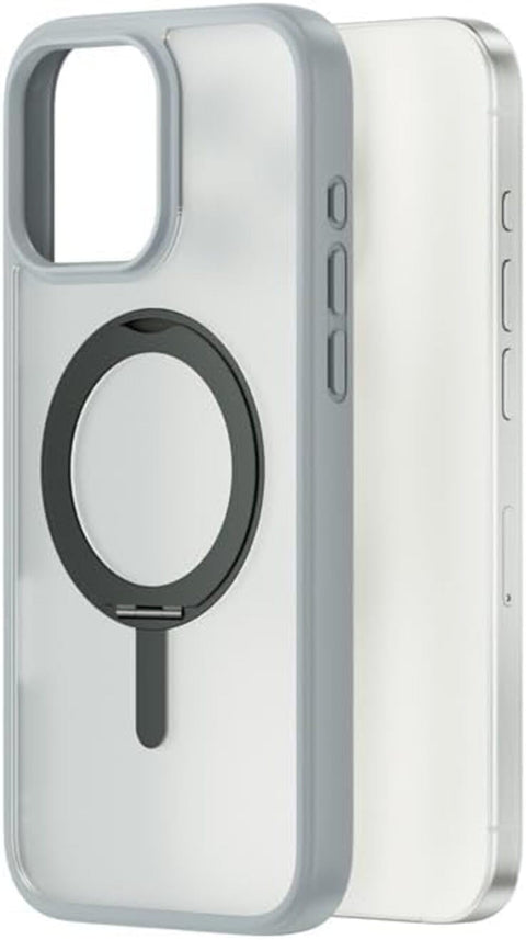WiWU Armor Ultra Case for iPhone 16 Plus (6.7 Inch), Military-Grade Drop Protection with Reinforced Corners & Slim Matte Finish, Shock-Absorbing Protective Bumper Shell – Grey | 18 Months Warranty
