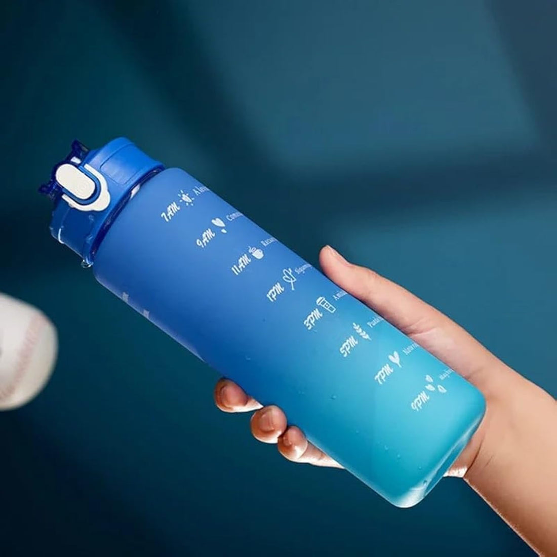 Dollas Celerity Motivational Water Bottle 0.8L with Time Marker & Straw, Tritan BPA Free Reusable Fitness Sport Water Bottles for Gym Office Workout- Forest Green
