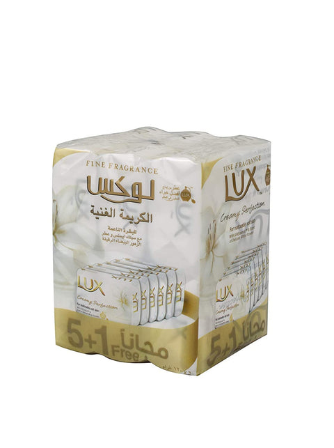 Lux Creamy Perfection Soap Bar (120g)- Set of 6 Pieces