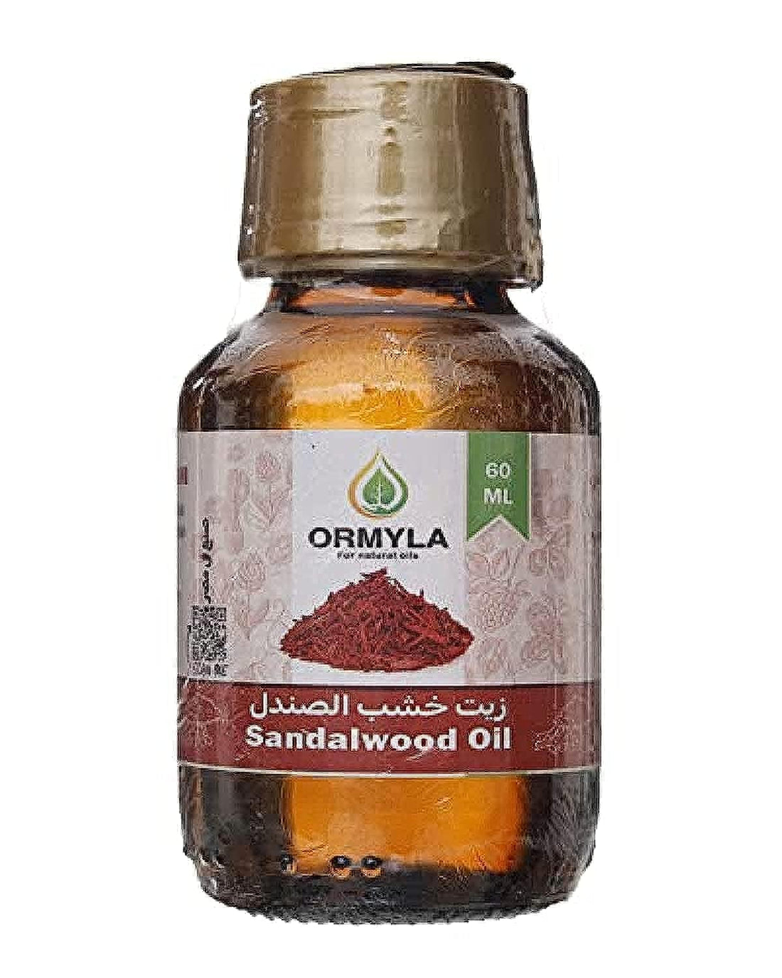 Ormyla Sandalwood Oil Virgin for Hair, Face and Body, 60 Ml