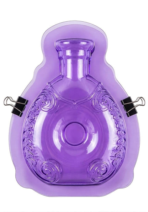 Volora Acrylic Chocolate Bottle Shape Perfume Purple Acrylic for DIY Jewelry Making Sold