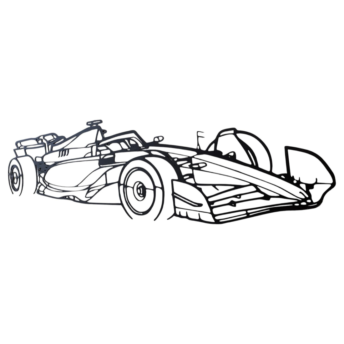لوحة معدنية جدارية – تصميم سيارة سباق فورمولا – Formula Racing Car Metal Wall Art – ديكور رياضي فاخر لعشاق السيارات والسباقات