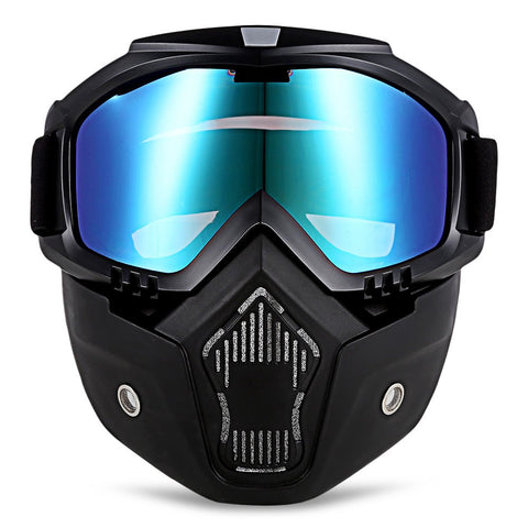 MT - 009 Motorcycle Goggles with Detachable Mask and Mouth Filter