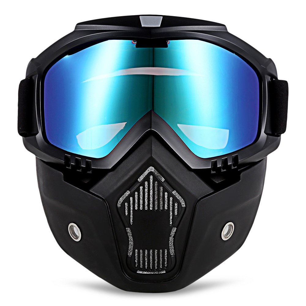 MT - 009 Motorcycle Goggles with Detachable Mask and Mouth Filter
