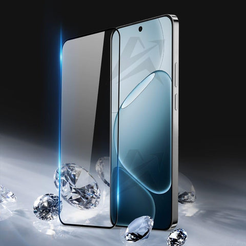 ARROWS Screen Protector for Oppo A6 Pro, 9H Tempered Glass, Anti-Dust Technology, Full Coverage, HD Clear, Fingerprint Unlock Support, Scratch Resistant, Bubble-Free Installation