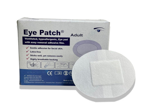 10 Pcs Medical Eye Patches for Adults, Ventilated, Latex Free, Easy to Remove, with Comfortable Skin Protective Cover