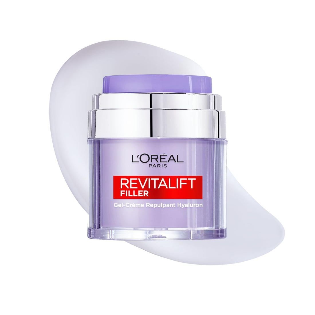 L'Oréal Paris Repellent Gel - Moisturizing and anti-aging care - With hyaluronic acid, ceramides, niacinamide and glycerin - For all skin types - Revitalift Filler - 50 ml