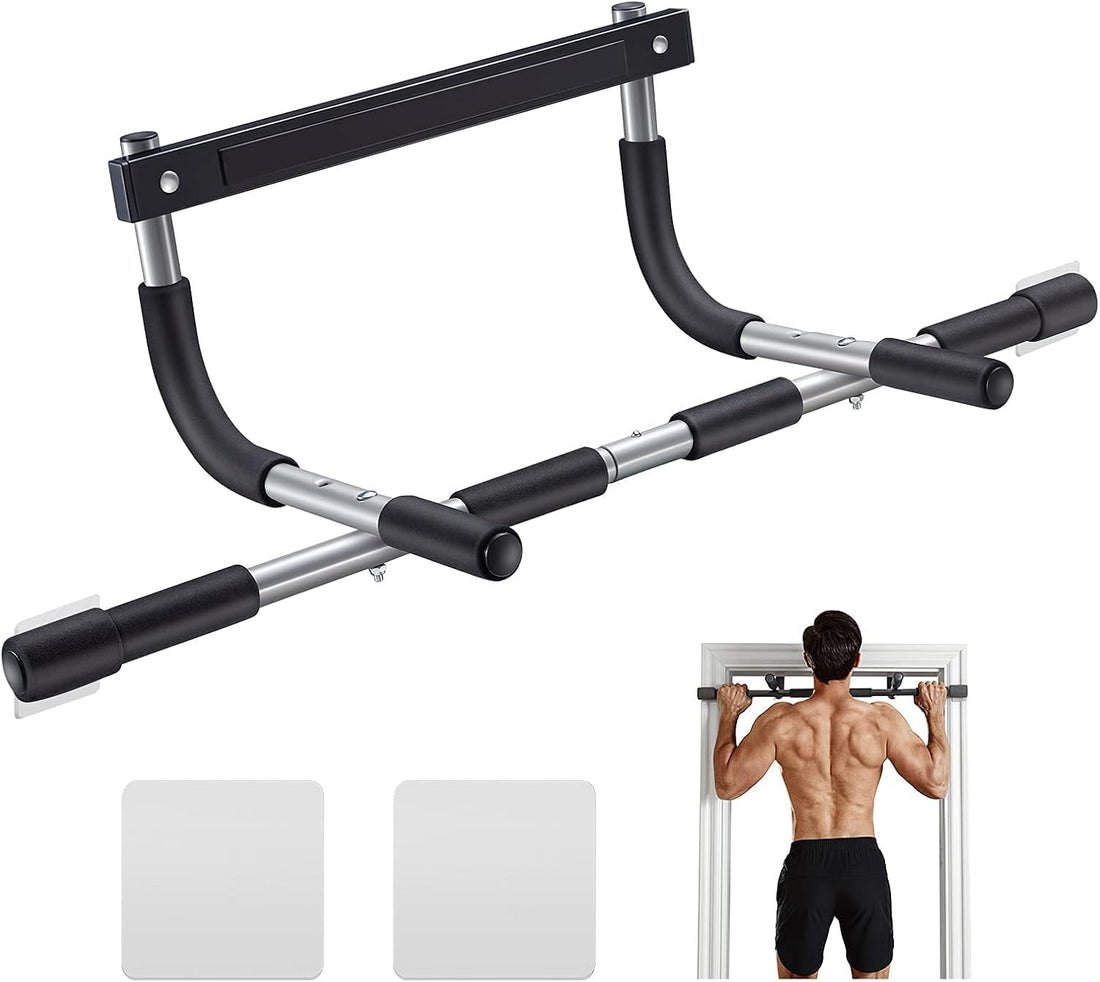 Door Pull Up Bar, Indoor Fitness Bar Multifunctional Inner Bar Gym Parallel Bars Upper Body Workout Equipment Push Up Bar