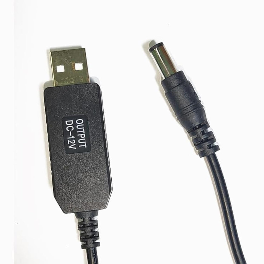 Router Power Cable Using Power Bank USB Port 5V to 12V Converter [1M Cable]