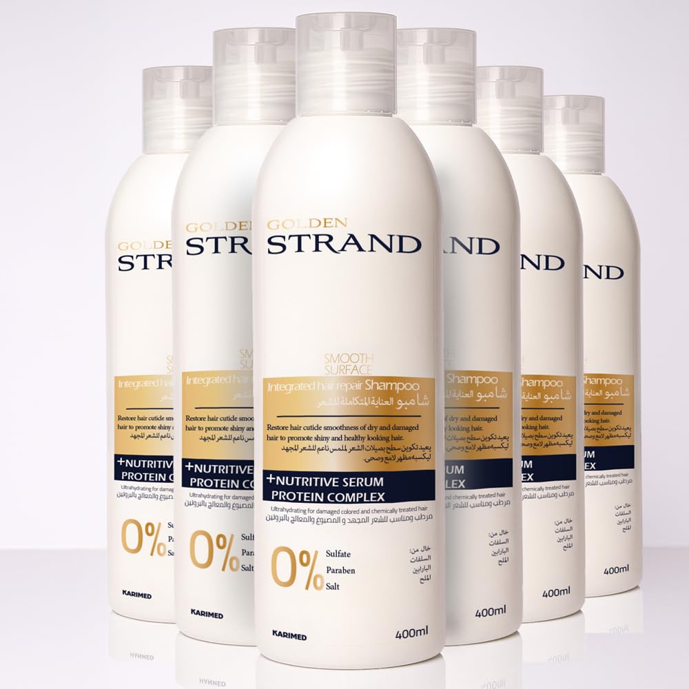 GOLDEN STRAND 6pcs - Integrated Free Sulfate Shampoo 400ML