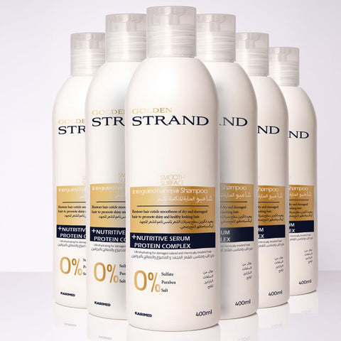 GOLDEN STRAND 6pcs - Integrated Free Sulfate Shampoo 400ML