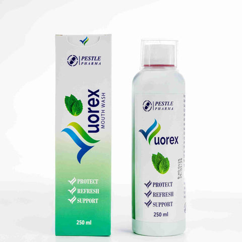 VUOREX Mouthwash, Cool Mint, 250ml