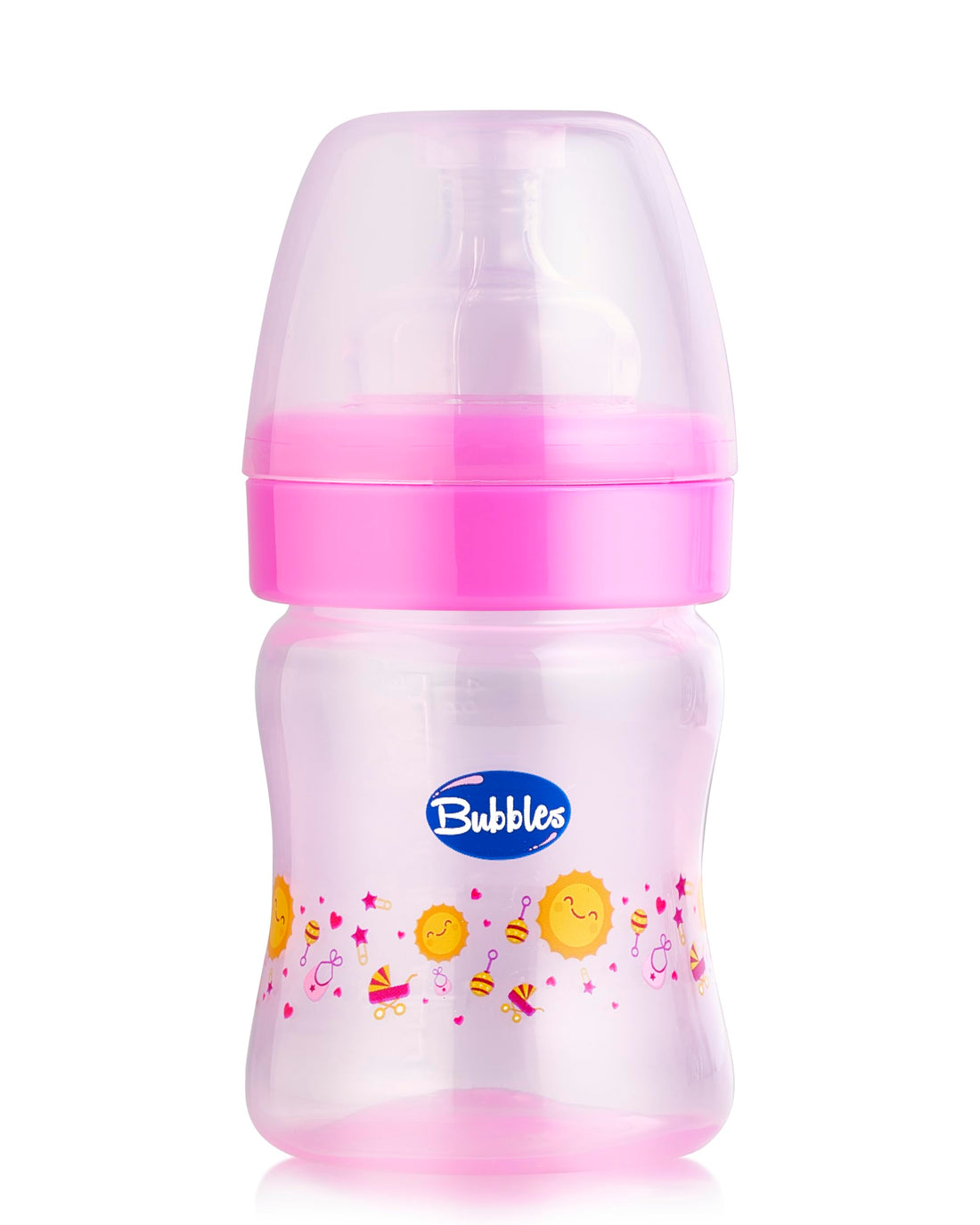 Bubbles Classic Feeding Bottle Rose 180ml