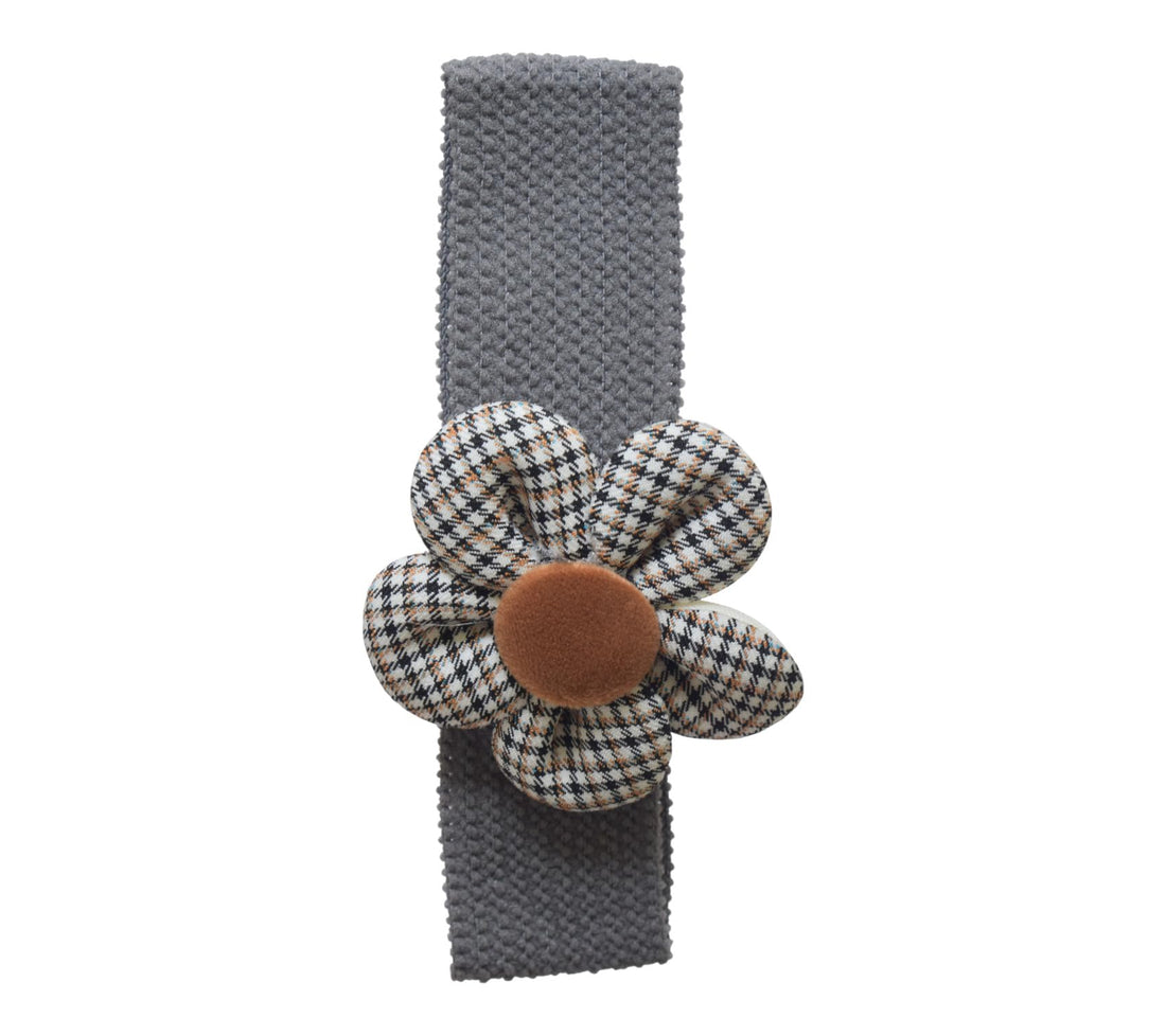 Daphne Girls' Rose Hairband - Grey