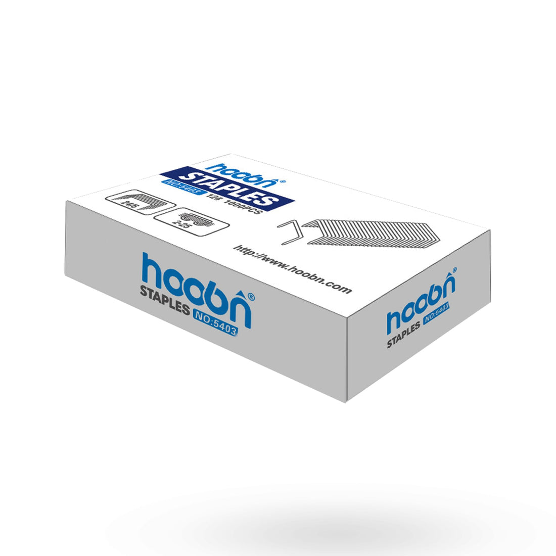 Heavy-Duty Metal Staples No. 5403 –24/6– Strong and Durable Staples for Office, and School Use – Compatible with Standard Size Staplers for Paper Binding, Reports, and Documents (Box of 10)