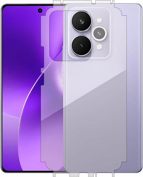 Back Sticker Screen Protector Gelatin Clear HD Full Side Anti Scratch Compatible With Realme 15 pro
