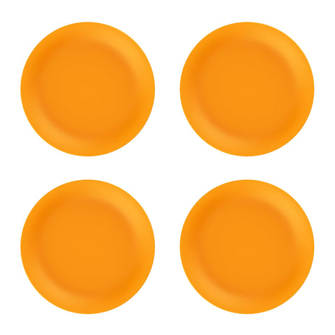 M-Design Lifestyle™ Dinner Plate 26 cm - Pack of 4 - BPA Free, Microwave Safe, Dishwasher Safe, Food Safe, Stackable - Orange
