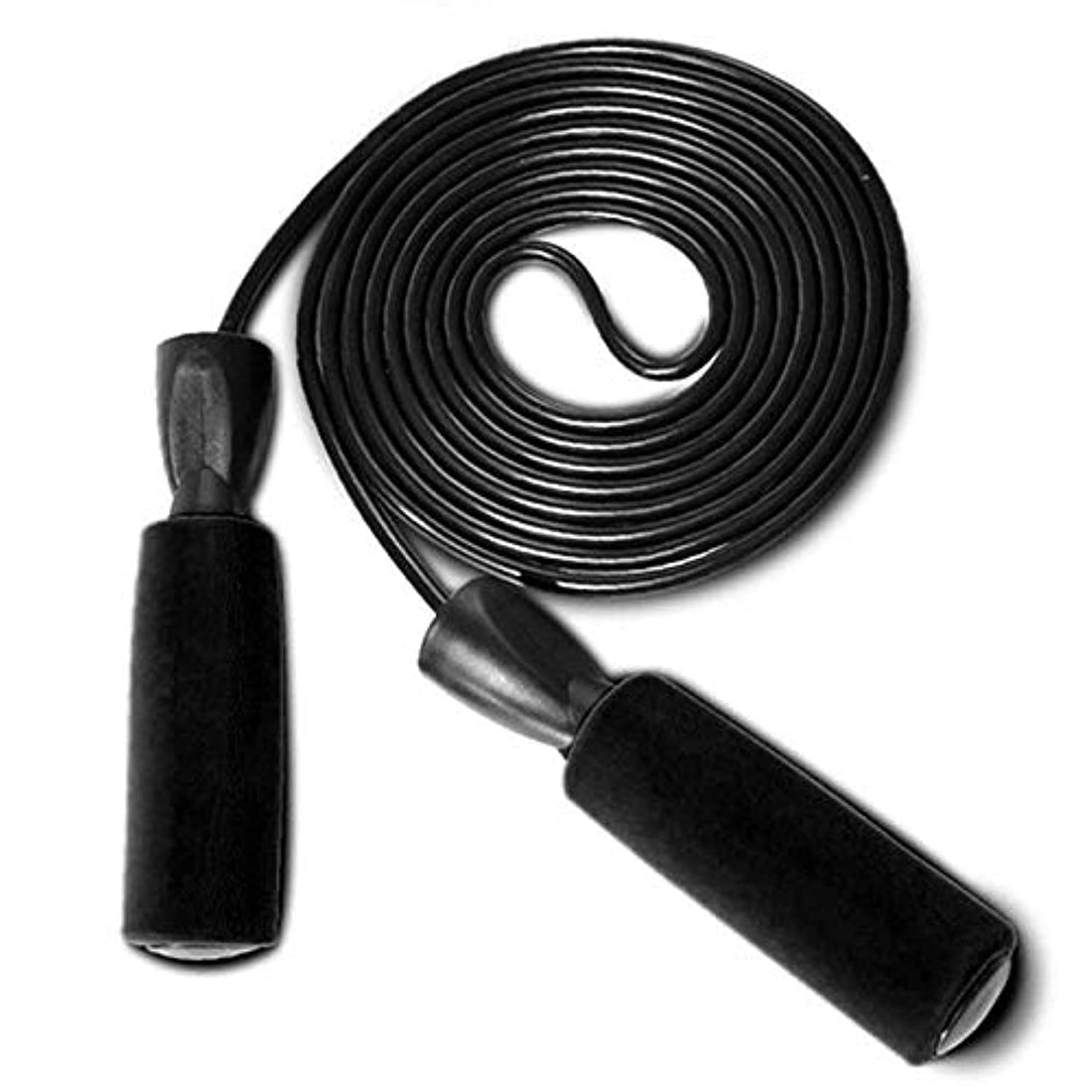 Fully adjustable jump rope with bearing