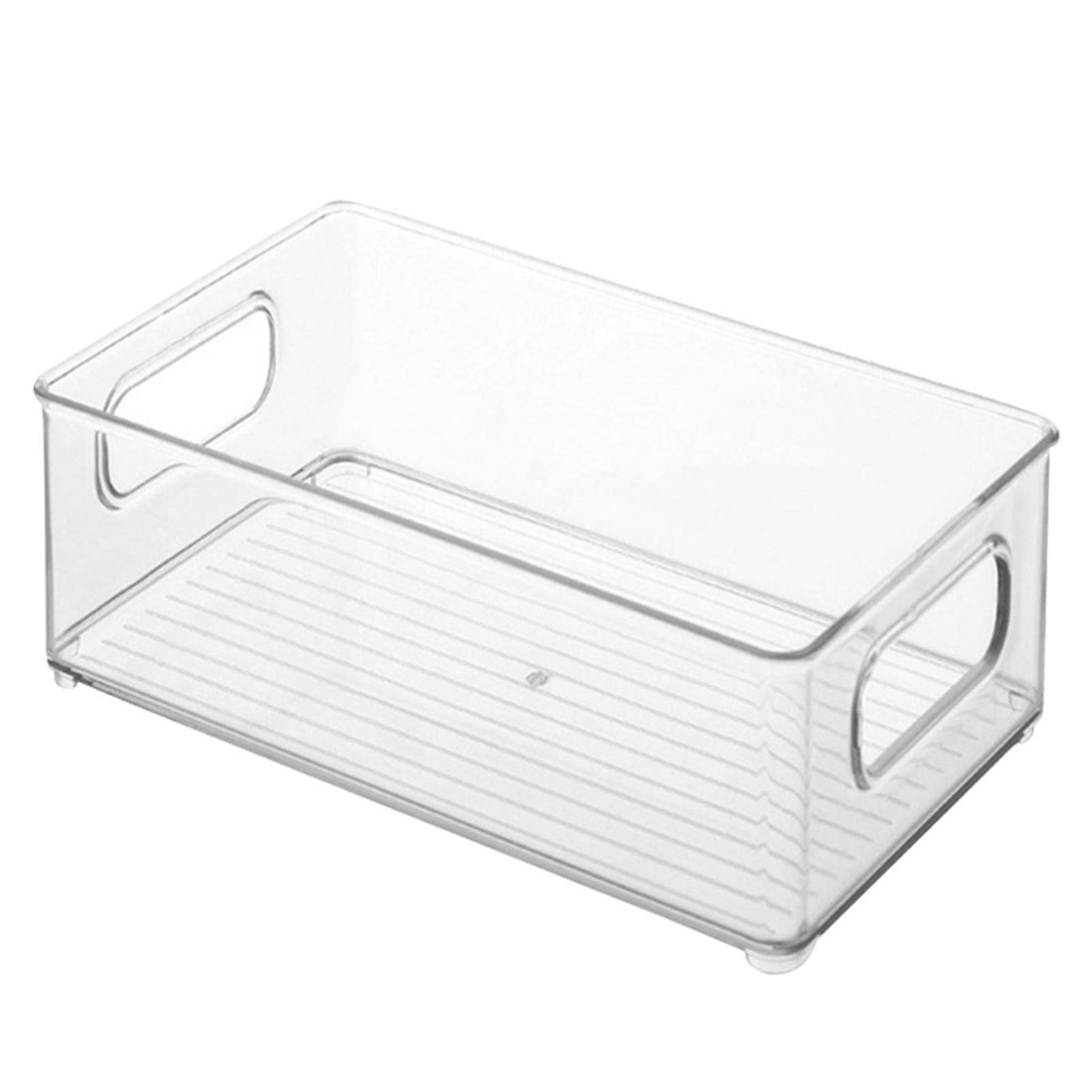 Whiteswan Refrigerator Organizer Set, Acrylic Refrigerator Bins - Stackable, Clear, Plastic, Space Saver Freezer Storage And Cabinet Organizer
