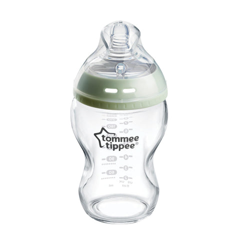 Tommee Tippee Tt42243877 Closer To Nature Glass Bottle, 250 ml Clear