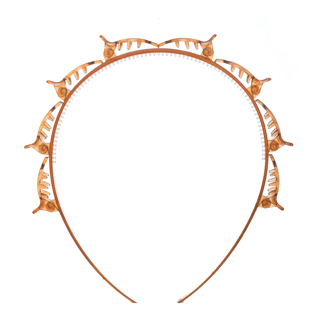 Girls Hair Styling Headband Gold -119 TH - 7