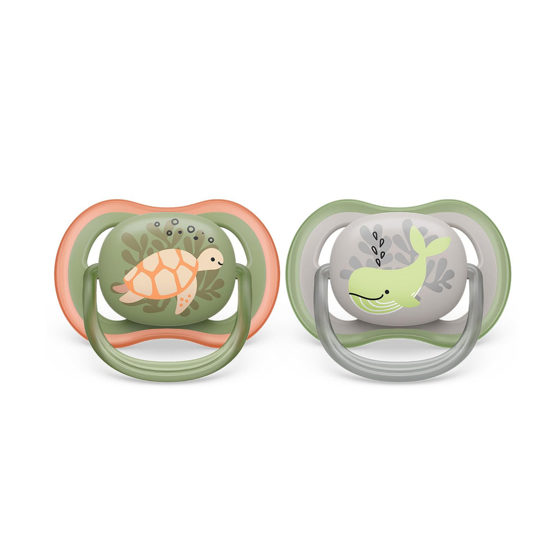 Philips Avent Ultra Air Pacifier Orthodontic & BPA, with Extra Ventilation Holes 6-18Months (Boy Design) Pack of 2