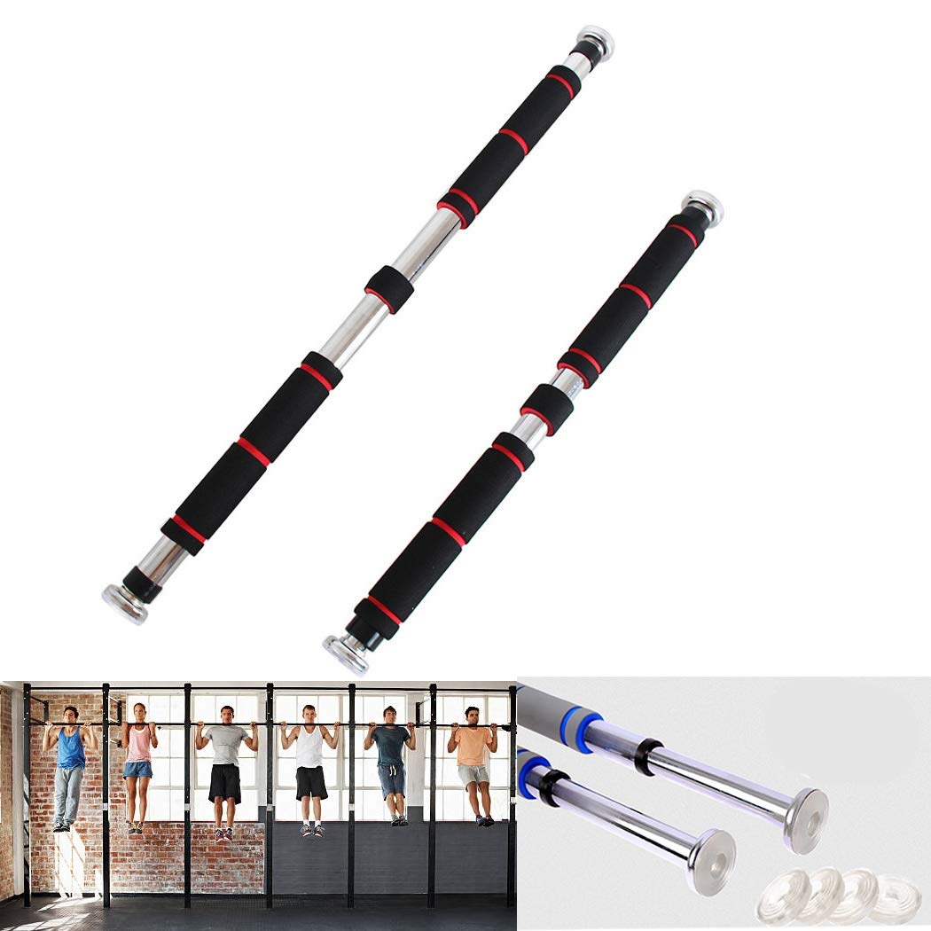 Generic WENWEN Adjustable Door Horizontal Bars Exercise Chin Up Pull Up Training Bar Sport Fitness Equipment For Home Workout Gym (Size : A)