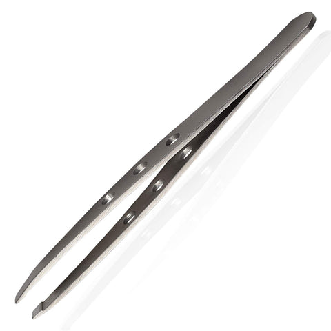 Titania Stainless Steel Angled Tweezers - 1090/61B