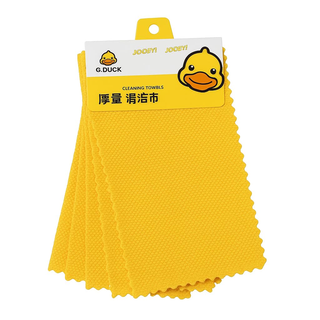 Microfiber Kitchen Towels Set of 5 – Super Absorbent & Durable Cleaning Cloths for Kitchen and Home Use